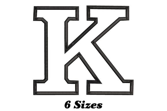 Alphabet Letter K Outline