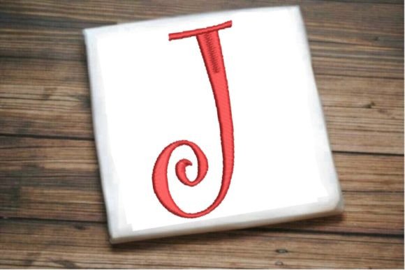 Beautiful Capital J Letter Monogram