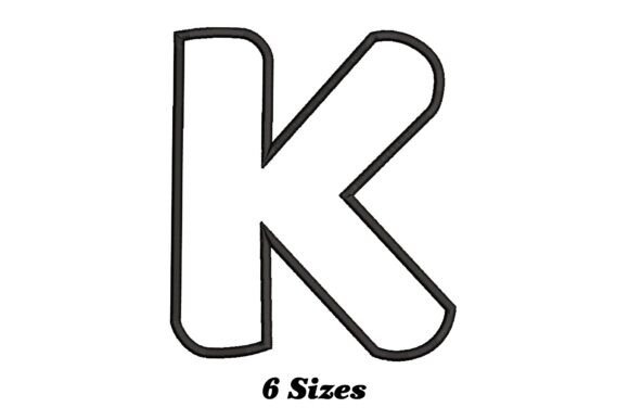 Letter K Outline