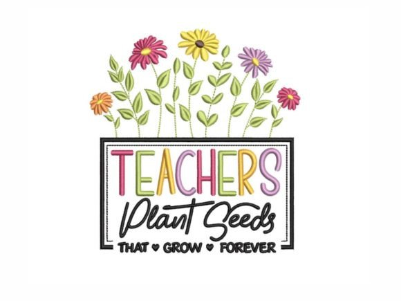 Teachers: A Whimsical, Warm Embroidery Design Worth Your Thread