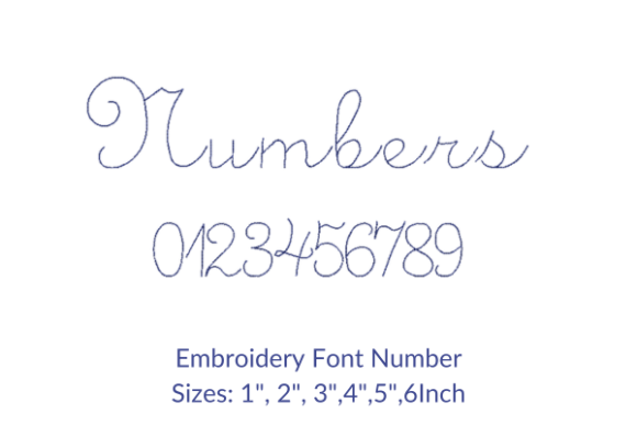 Typo Font Numbers