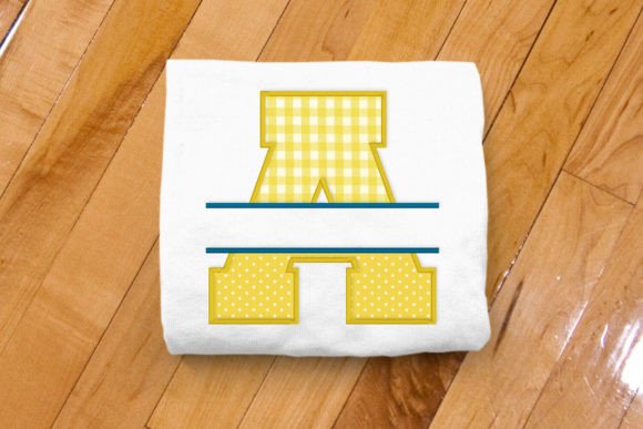 Varsity Letter A Split Applique